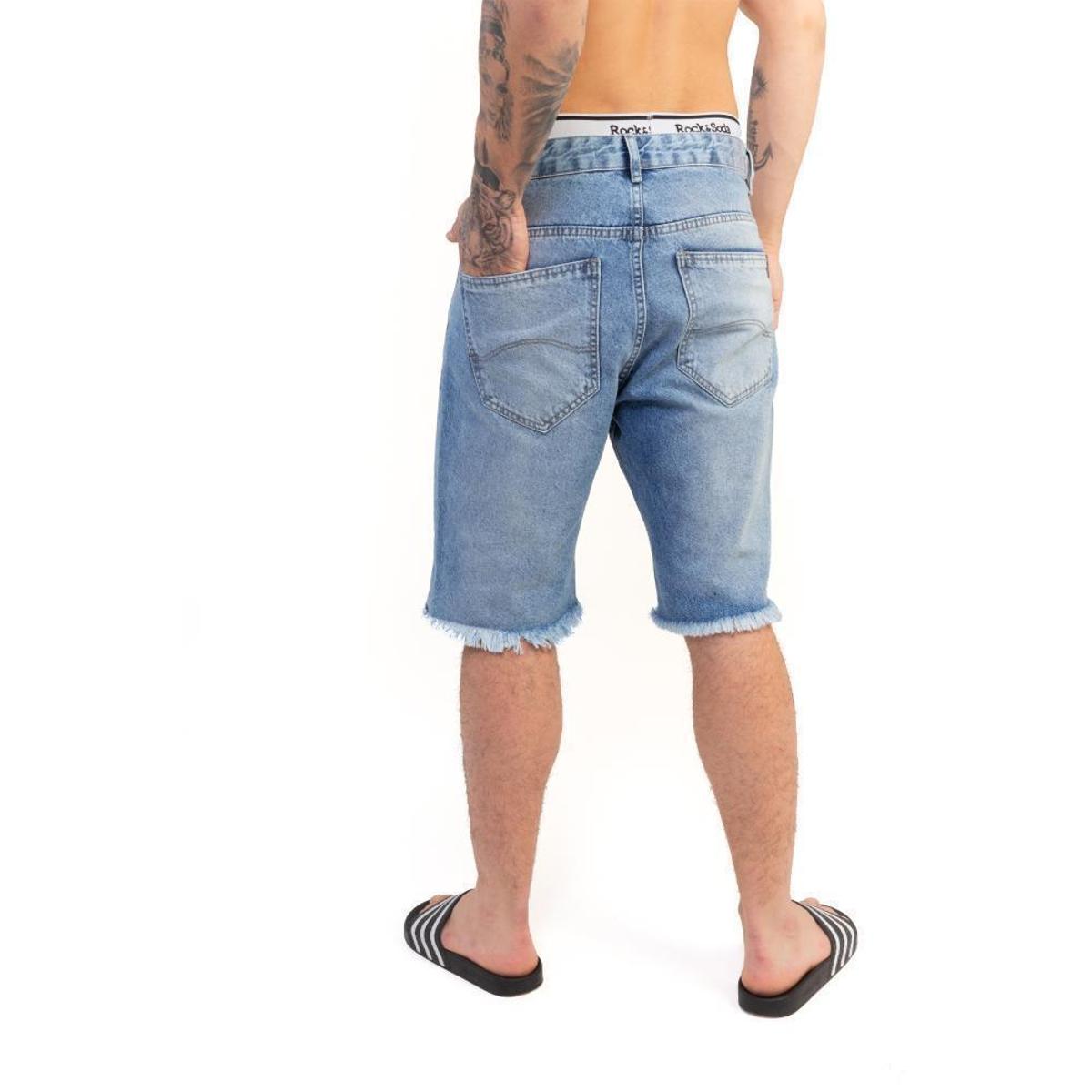 bermuda jeans rock e soda